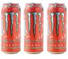 Monster Energy Drink Ultra Watermelon Zero Sugar Energy Drink 500ml X Pack Of 3 (Product Of USA) view 1