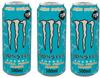 Monster Energy Drink Ultra Fiesta Mango Zero Sugar Energy Drink, 500ml Can, Pack of 3 (Product Of USA) view 1