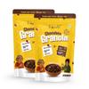 Froods Chocolate Granola 220g | Vegan & Gluten Free | Made with Millets | Kakvi-Sweetened Real Cocoa | No Palm Oil | Superfood Mix with Ragi & Bajra Flakes, Seeds, Berries & Almonds | 220g (Pack Of 2) view 1