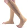 Bloomea 1 Pairs Compression Socks Toe Open Leg Support Stocking Knee High With Zipper For Walking Running Hiking And Sports Use view 2