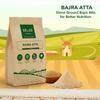 10on10 Foods Stone-Ground Bajra Atta | 100% Pure & Natural Pearl Millet Flour | Gluten-Free, Rich in Iron & Protein | Traditionally Milled for Soft Rotis & Bhakris | No Additives | 1 KG view 2