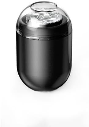 Portable Capsule Electric Shaver for Men | Ultra-Mini USB Rechargeable Razor | Smooth Rotary Blade Pocket Shaver for Instant Beard, Stubble & Mustache Grooming | Travel-Friendly Compact Grooming Device