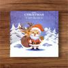 Christmas Holiday Printed Paper Napkins, Festive Snowman and Santa Design, 3-Ply Napkin (25 Pulls Per Pack, 33x33 cm)- Napkins for Daily Use, Dining, Parties, Events and Festive Occasions view 2
