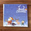 Christmas Holiday Printed Paper Napkins, Festive Snowman and Santa Design, 3-Ply Napkin (25 Pulls Per Pack, 33x33 cm)- Napkins for Daily Use, Dining, Parties, Events and Festive Occasions view 4