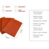 Cutting EDGE Coconut Fiber Coir - Non Scratch Biodegradable Cellulose & Eco Long Lasting Scrubbing Pads for Kitchen Cleaning Dishes and Pots  Set of 3 (15cm  10cm) view 2
