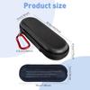 HANNEA Insulin Cooler Travel Case Hard EVA Shell Compact Portable Cold Storage Box Small Ice Box for Travelling with Carabiner, 2 Ice Packs, 20.5x7x4.5 cm, Reliable Insulin Travel Case view 2