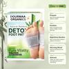 DOURMAA ORGANICS Herbal Detox Foot Patches for Body Cleansing, Stress Relief & Better Sleep | Natural Bamboo Vinegar Foot Pads for Daily Wellness | Pack of 2-20 Patches view 3