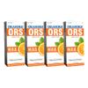 Orasore ORS Ready to Drink Oral Rehydration Solution | Vital Electrolytes for Instant Hydration | Helps Restore Fluids Lost Due to Heat, Sweating, Loose Motion & Vomiting | WHO Formula | Orange Flavour (Pack of 4) view 1
