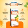 Orasore ORS Ready to Drink Oral Rehydration Solution | Vital Electrolytes for Instant Hydration | Helps Restore Fluids Lost Due to Heat, Sweating, Loose Motion & Vomiting | WHO Formula | Orange Flavour (Pack of 4) view 3