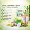 DOURMAA ORGANICS Herbal Detox Foot Patches with Natural Bamboo Vinegar for Body Cleansing, Stress Relief & Better Sleep | Foot Pads for Daily Wellness | Pack of 5-50 Patches view 2