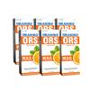 Orasore ORS Ready to Drink Oral Rehydration Solution | Vital Electrolytes for Instant Hydration | Helps Restore Fluids Lost Due to Heat, Sweating, Loose Motion & Vomiting | WHO Formula (Pack of 6, Orange) view 1