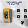 Vinon Digital Pulse Oximeter and Thermometer Combo Pack, Medical Grade Health Monitoring Devices with LCD Display, Yellow and Blue view 2