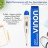 Vinon Digital Pulse Oximeter and Thermometer Combo Pack, Medical Grade Health Monitoring Devices with LCD Display, Yellow and Blue view 4