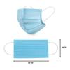 ANGELSAFE Nonwoven Fabric 3Ply Disposable Surgical Face Mask with Nose Clip Blue, Without Valve, for Unisex (50) view 3