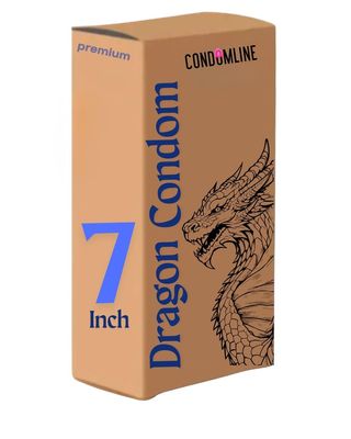 Dragons Cond-ome For Men 7-inch for regular use | Ultra Soft | Long Lasted | Extra Pleasure | Extra size |