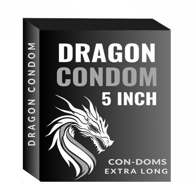 Dragons Cond-ome For Men 5-inch for regular use | Ultra Soft | Long Lasted | Extra Pleasure | Extra size |