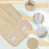 Reusable Castor Oil Pack Wrap  Soft Cotton Flannel Oil Pack with Adjustable Elastic Strap | Mess-Free, Washable Design for Home Use view 3