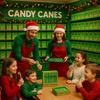 Christmas Candy Canes By COUGAR Peppermint Flavour 12pcs Box (Pack of 4) | Green & White Festive Christmas Candy | Ideal for Tree Decoration, Gifting, Snacking, Hot Chocolate Topping, Party Favors & Holiday Treats | Individually Wrapped (144g) view 3