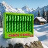 Christmas Candy Canes By COUGAR Peppermint Flavour 12pcs Box (Pack of 4) | Green & White Festive Christmas Candy | Ideal for Tree Decoration, Gifting, Snacking, Hot Chocolate Topping, Party Favors & Holiday Treats | Individually Wrapped (144g) view 4
