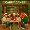Christmas Rainbow Candy Canes By COUGAR 12pcs | Mixed Fruit Flavour Christmas Candy | Colourful Festive Treats for Decoration, Snacking, Hot Chocolate Topping, Party Bags & Holiday Gifting | Individually Wrapped (144g) view 3