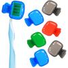 Brillwist 6 Pack Toothbrush Covers Caps, Plastic Toothbrush Head Covers, Hygienic Tooth Brush Protector Toothbrush Coverings Clips for Travel, Business, Camping, School, Home view 1