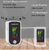 Vinon Licht Digital Pulse Oximeter, Fingertip Blood Oxygen Saturation Monitor with OLED Display, SpO2 and Heart Rate Measurement Device, White and Black view 4