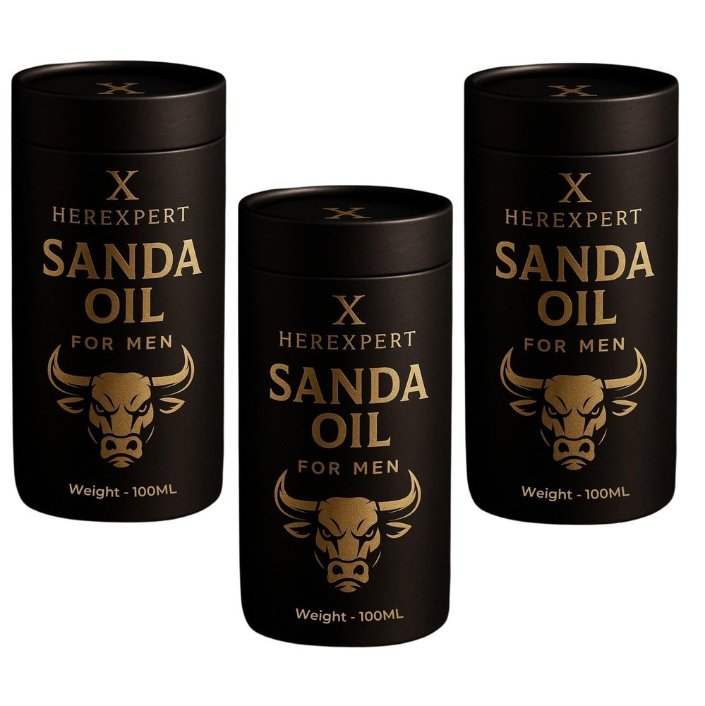 SANDA MASSAGE OIL FOR MEN LIN  ,       - GET YOU NUNU* LIKE AFRICAN FOR BETTER STRENGTH & ENERGY | NATURAL FORMULA WITH PURE & HERBAL INGREDIENTS JAIPHAL, MALKANGANI & BEERBAHUTI, JAIVITRI - 300 (Pack of 3)