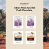 Manam Chocolate Peanut Praline Cluster - 45% Milk Chocolate, 200g view 4