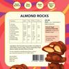 Ambriona Almond Rocks | 45% Dark Chocolate Coated Almonds | Coconut Sugar Sweetened | Plant-Based | Gluten Free | Source of Dietary Fiber | No Refined Sugar| 100g view 2