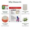 Back & Neck Pain Relief Heat Therapy Patches x 12 | Starts Working in 10 Minutes |12+ Hours Long-Lasting Relief | Reduces Swelling & Improves Mobility |Natural Wormwood Extract Joint Pain Relief Patch view 4