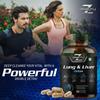 GenZ Grow Lung and Liver Detox Supplement with Milk Thistle Extract 600mg (30:1) N-Acetyl Cysteine| Cordyceps| Beetroot| Support Fatty Lung and Liver and helps Detoxification & Digestion (Pack of 3) view 3
