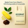 ECOPAT Biodegradable Carry bag Ultra XXL [24X30] | Eco friendly-Bio bags for home, grocery, shopping | Polythene free Bags | Durable & Recyclable Material view 2