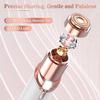 11 Ismael Portable Painless Facial Hair Trimmer Hair Removal Machine for Women  USB Rechargeable with LED Light (1Pcs) (White) view 2