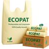 ECOPAT Biodegradable Carry bag 1KG [16X20] (L) | Eco friendly-Bio bags for home, grocery, shopping | Polythene free Bags | Durable & Recyclable Material view 1